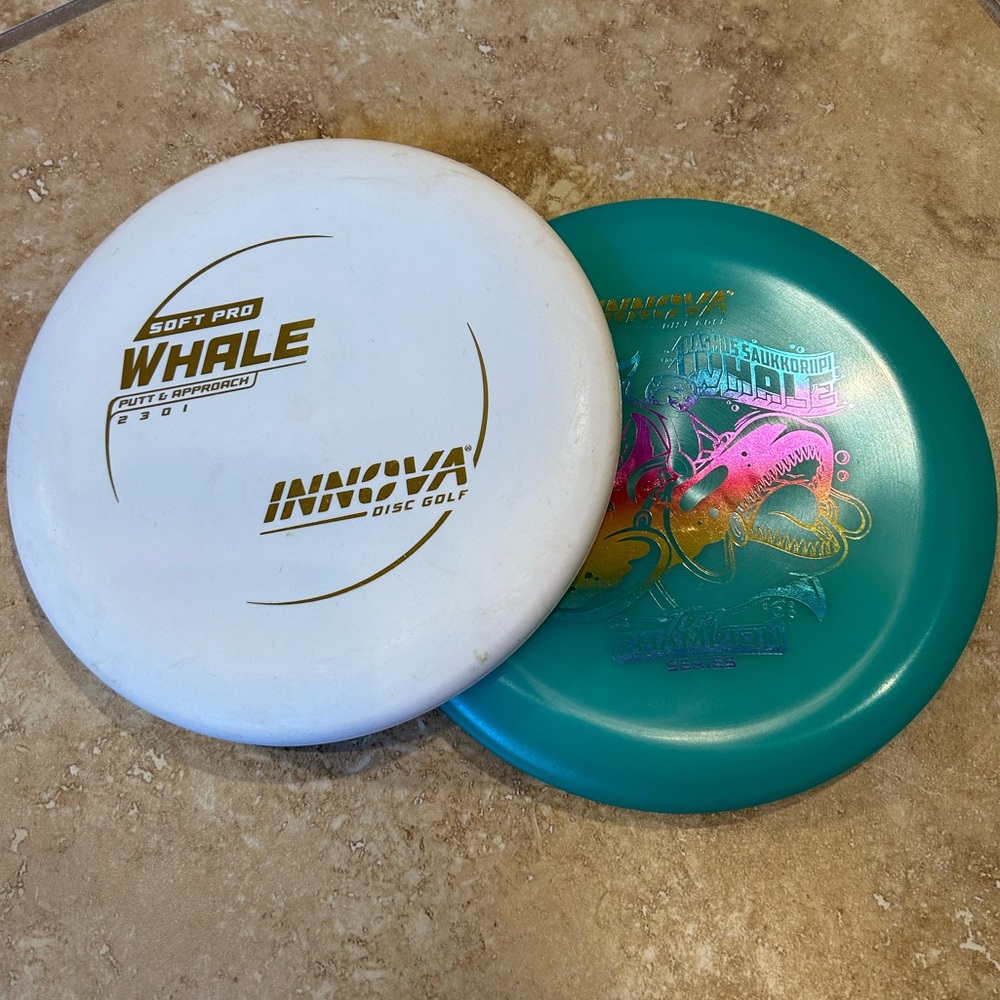 Disc Golf Putters (two Innova Whales)